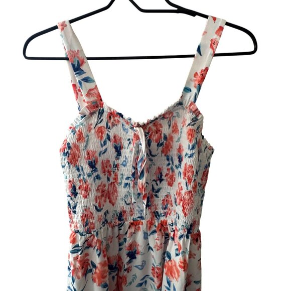 NWT Grace Karin Women's long floral Sleeveless Smocked dress.Size Small - Picture 8 of 11